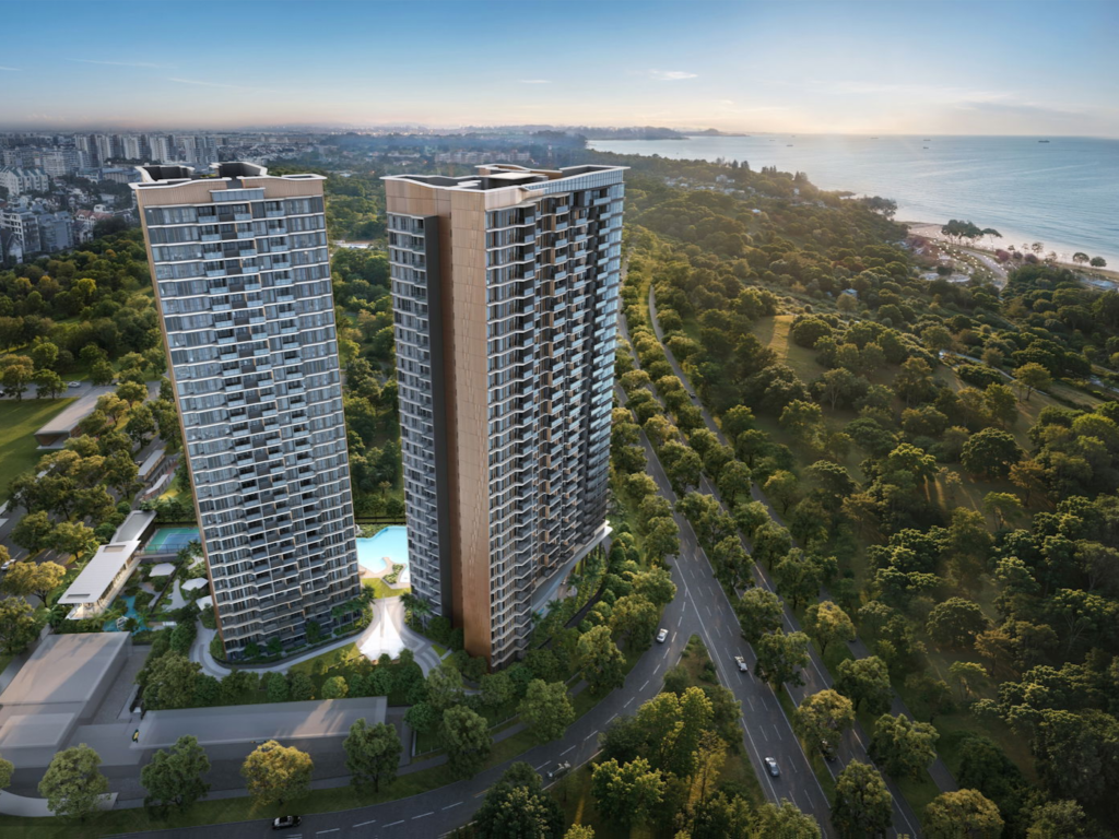 Vela Bay_Developer's Artist Impression_Skyline of East Coast Park_Cropped